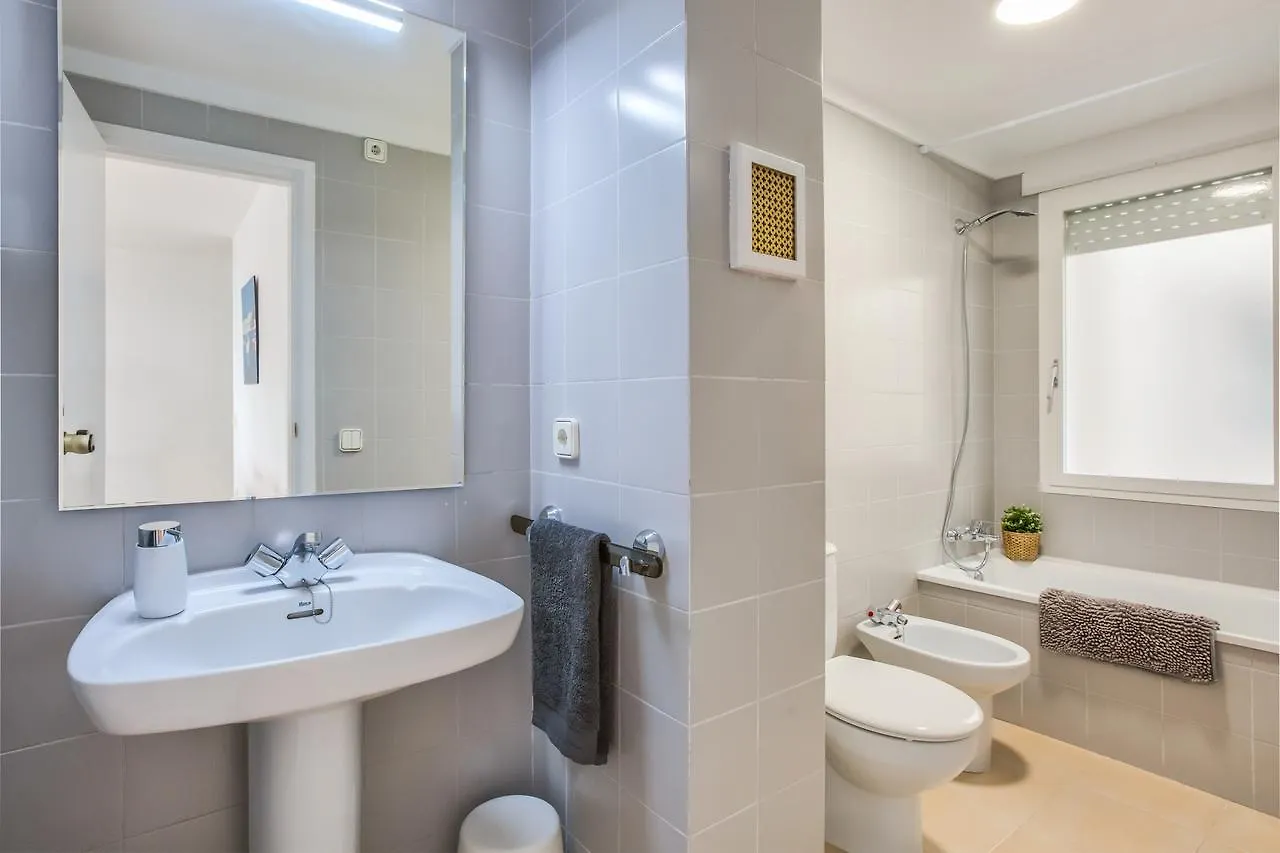 Lets Holidays White Apartment With Terrace, Ac & Parking, Near Beach Tossa de Mar